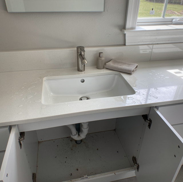 dark sewage odor emanating from home floor drain